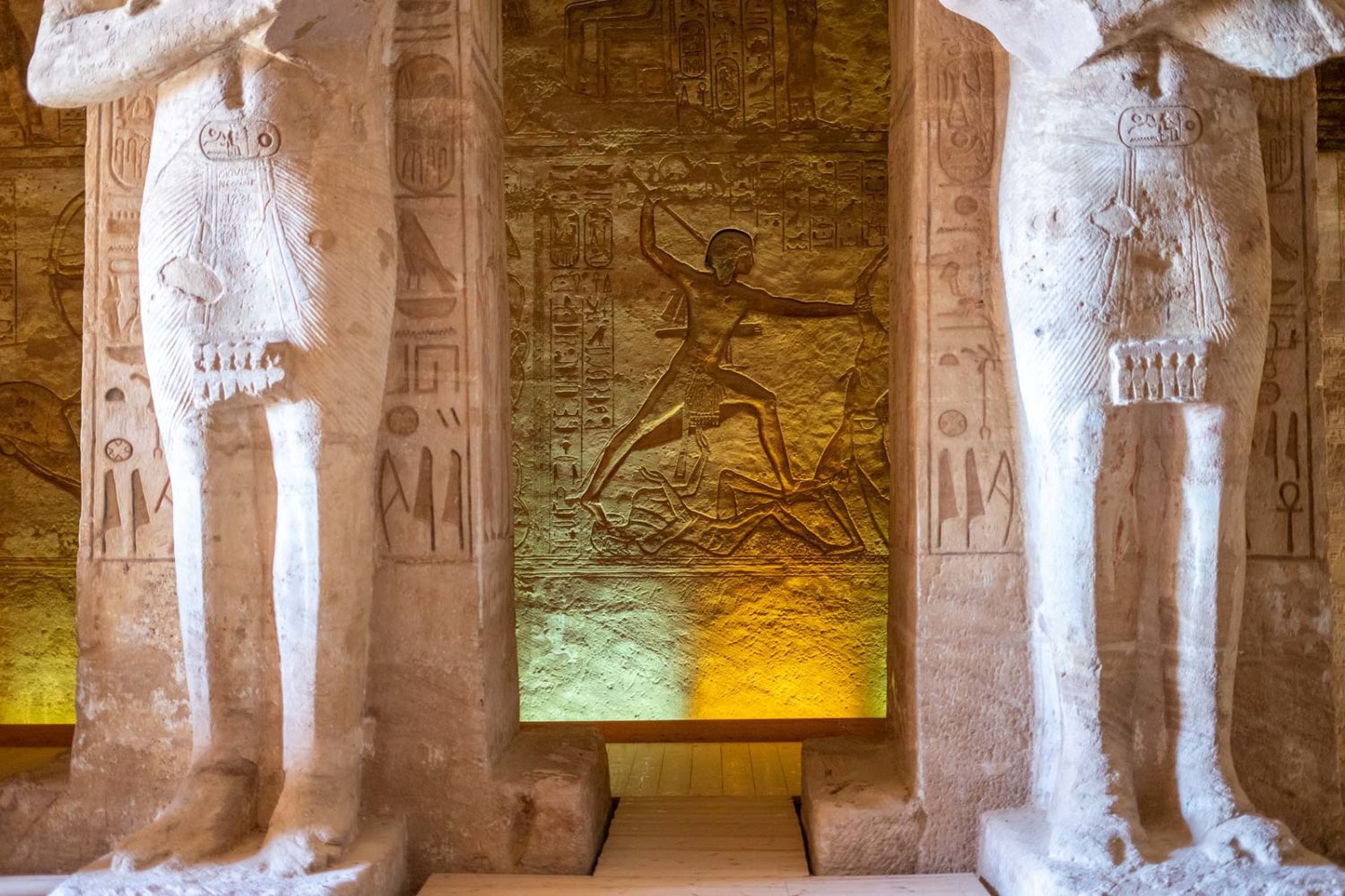 Abu Simbel temple.